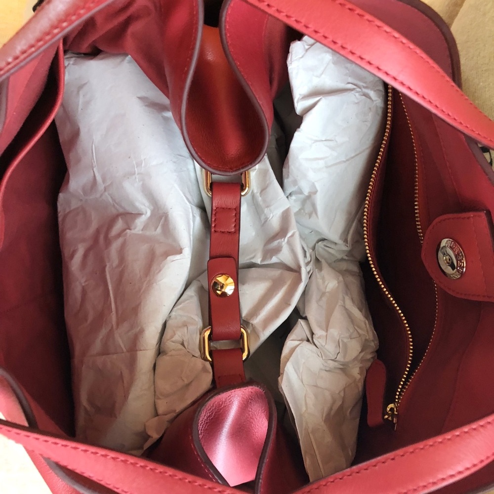 New Burberry Pink Azalea Small Canterbury Leather - Picture 5 of 8